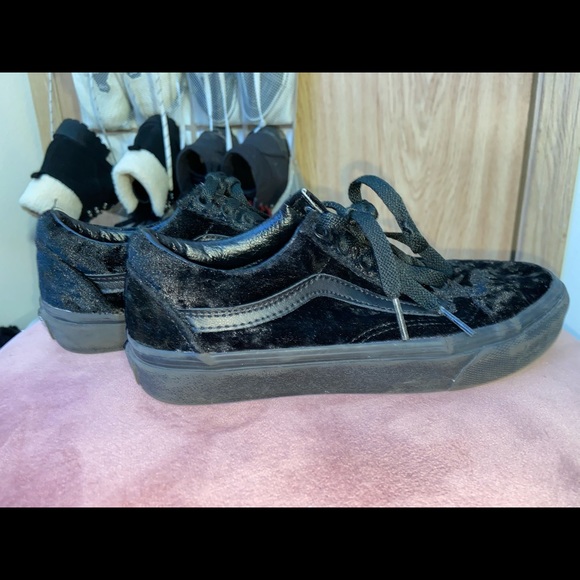 Black Vans Velvet - Picture 4 of 8